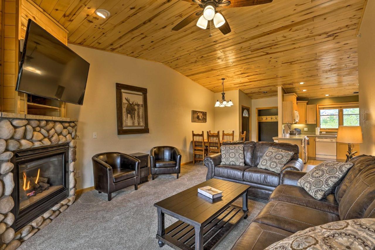 Mountain-View Condo With Deck Walk To Grand Lake Bagian luar foto