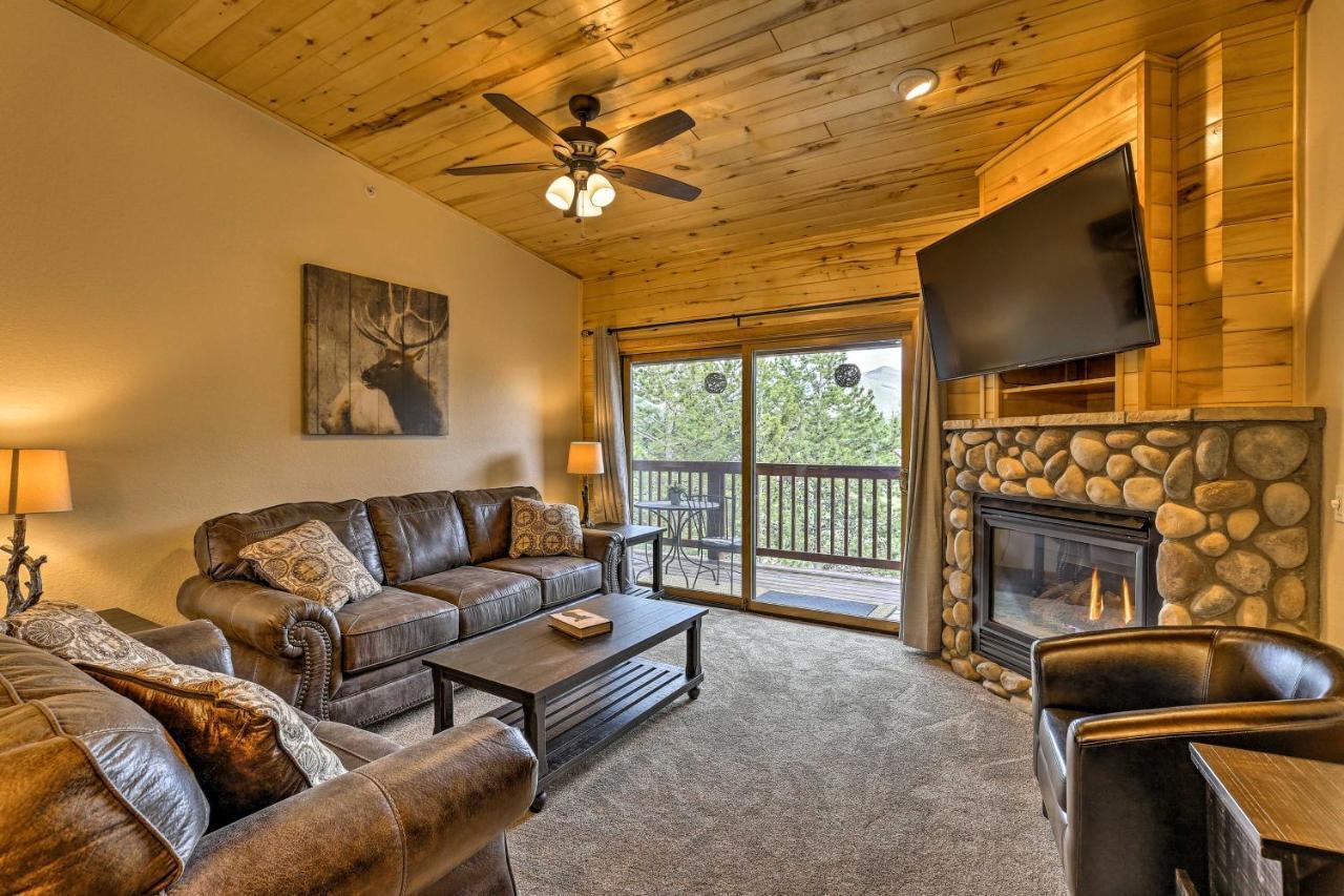 Mountain-View Condo With Deck Walk To Grand Lake Bagian luar foto