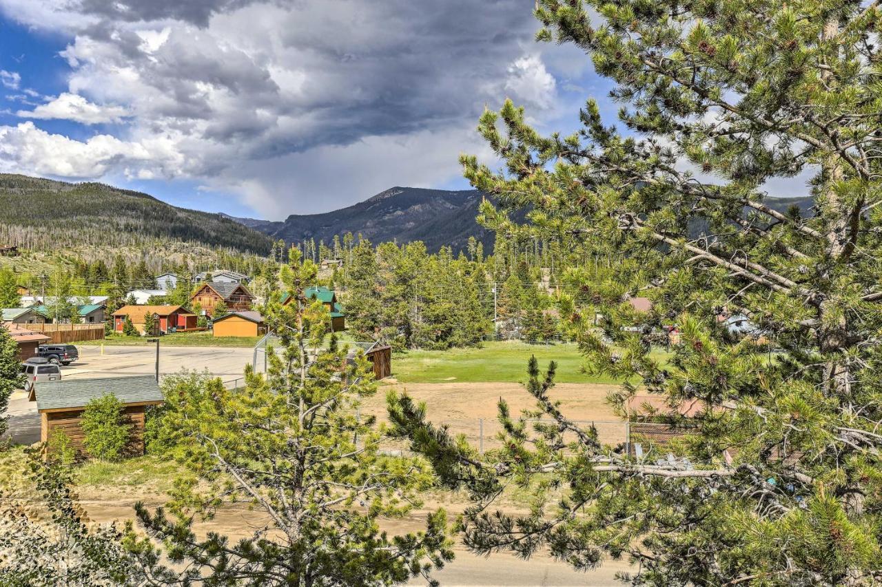 Mountain-View Condo With Deck Walk To Grand Lake Bagian luar foto