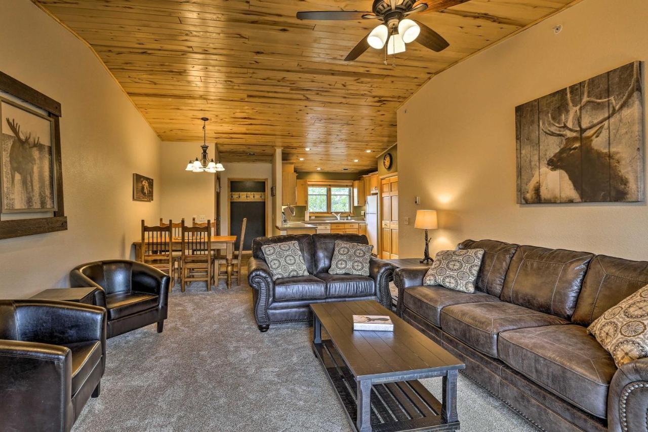 Mountain-View Condo With Deck Walk To Grand Lake Bagian luar foto