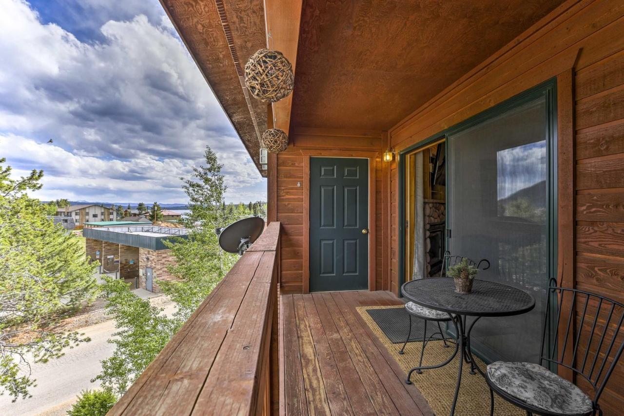 Mountain-View Condo With Deck Walk To Grand Lake Bagian luar foto